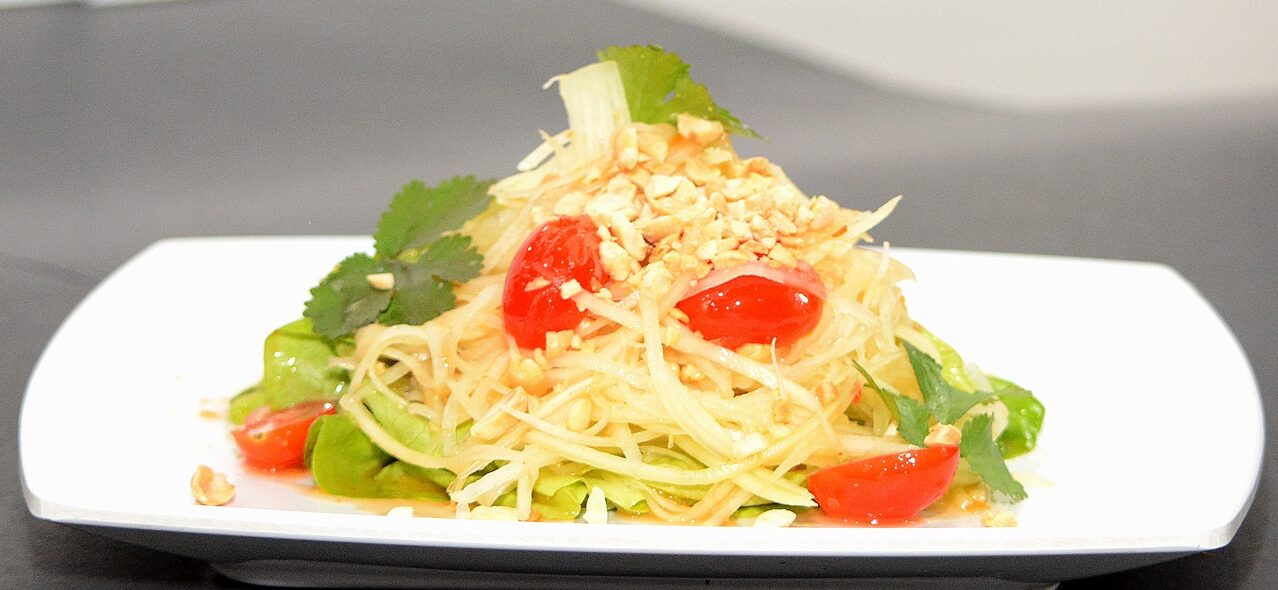 Tropical Green Papaya Crunch