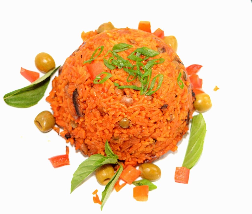 Fiesta Arroz con Gandules Puerto Rican rice with pigeon peas
